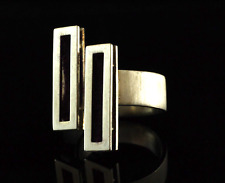 925 Sterlingsilber  Filzis großer Ring Gr 58 lila