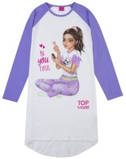 TOPModel Nachthemd 75040 Mädchen weiß lila 128,140,152,164 Püttmann NEU