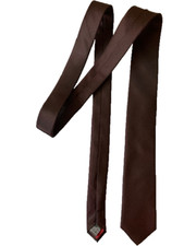 Krawatte Olymp, dunkelrot, 100 % Seide, Breite ca. 6,5 cm, gebraucht