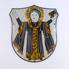 Straßenbahnschild Emailschild Münchner Kindl Titan-Email Münchener Emaillierwerk