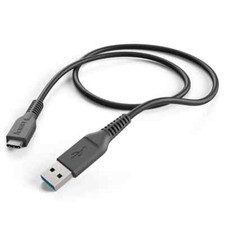 Hama Lade- / Datenkabel, USB Type-C - USB-3.1-A-Stecker, 1 m, Schwarz (00178395)
