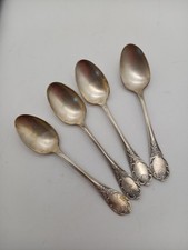 Christofle Frankreich Design "Marly"  4 Kaffeelöffel versilbert 