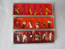 18 Preiser H0 Figuren 1:87 beim Autorennen Unternehmer Gäste Partygäste Sammlung