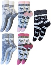 4-10 Paar Damen Thermosocken