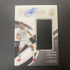 2021 Panini Immaculate Thomas Müller Patch Auto /15 Superior Swatch DFB Germany