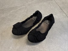 Think! Ballerinas Schwarz Größe 39 Echtleder Neu