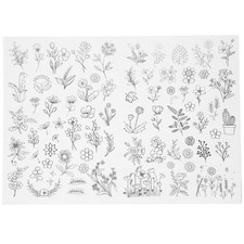  2 Pcs Stickerei-Rückseite