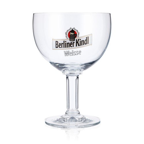 Berliner kindl bier glas - berliner,