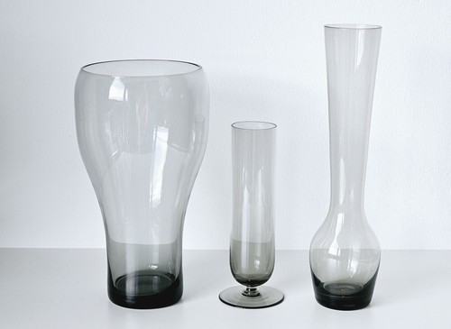 Glas vase rauchglas - x,