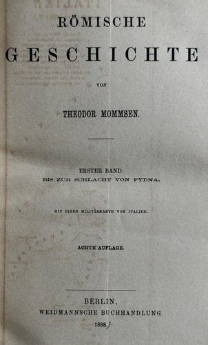 Buch theodor mommsen römische - buch,