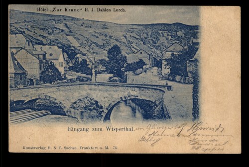 Lorch rhein eingang - am, *