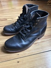 Wolverine 1000 Mile Boots Schwarz Schnürstiefel Stiefel US10