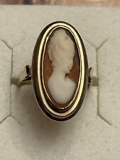 Antiker Ring Muschel Kamee