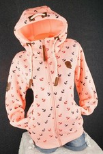 Damen Sweat Jacke Kapuze