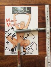 ⭐️MANDY MYSTERY⭐️Autogrammkarte Sexy Model Porno⭐️Kelly Trump Gina Wild AK✅RAR?