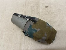 Feldflasche NVA MdI Flächentarn Flecktarn Blumentarn schwarzer Riemen 60er Jahre