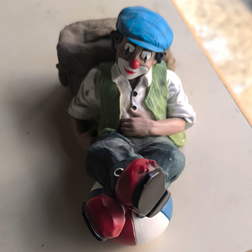 Gilde clown figur kunstharz - figur,