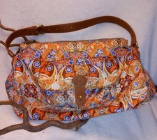 Oilily Handtasche Orange Bunt Stoff