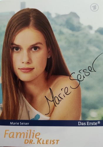 Marie seiser autogramm - marie,