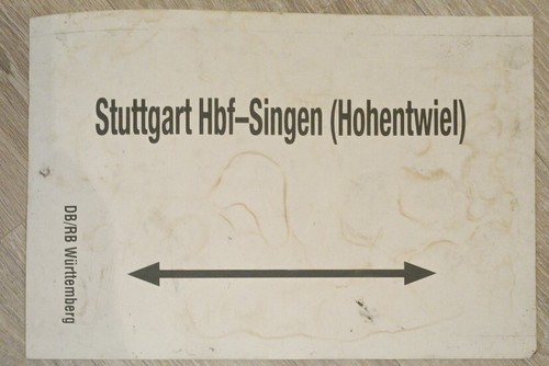 Zuglaufschild cm - 41*28,