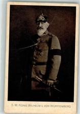 39891803 - Koenig Wilhelm II in Uniform Eisernes Kreuz Pickelhaube Adel