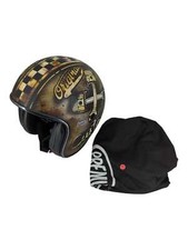 Premier Vintage-Helm Op 9 Bm Ockerbraun Schwarz Gr. S