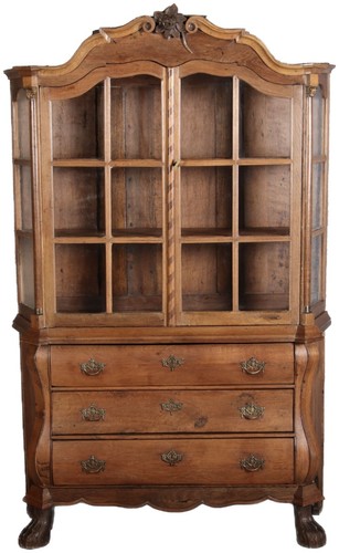 Antike kleine barockvitrine - antike,