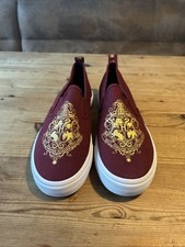 Harry Potter Slipper 39 Rot Stoff Hogwarts   Schuhe Flach Segelschuhe Neu