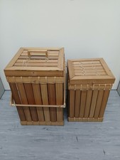 Broste Design Weidenkorb Zwiebelkorb Brotkorbe mit  Deckel Korb