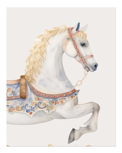 Elegantes karussellpferd - elegantes,