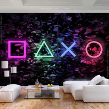 Gamer Spiele Playstation VLIES FOTOTAPETE 3D KINDERZIMMER TAPETE WANDBILD XXL