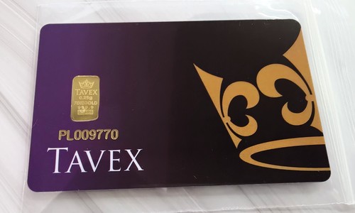 Tavex 25g goldbarren 999 9 - 0,25g, 999,9