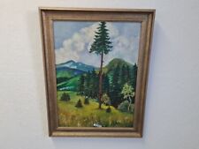 Malerei/Gemälde in Rahmen "Ruth Pfefferkorn Hartha" Erzgebirgslandschaft #252462