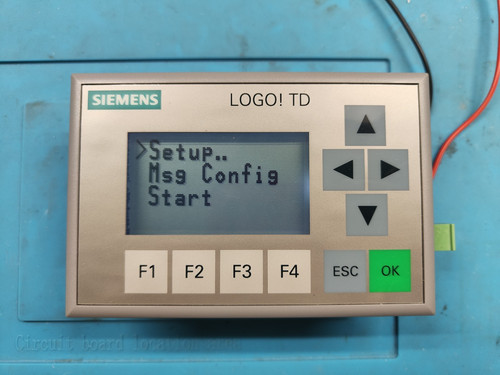 Hmi text display siemens logo - hmi,