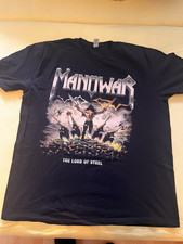 Manowar Shirt xl schwarz "The Lord of Steel" gebraucht sehr gut selten