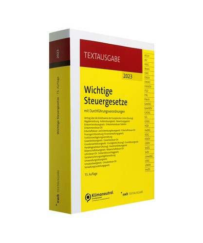 Wichtige steuergesetze mit - wichtige,