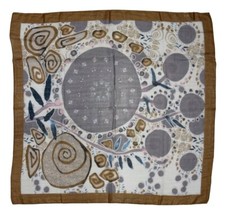 Halstuch in braun anthrazit