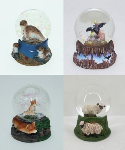 Glitzerkugel robbe fuchs - 1,
