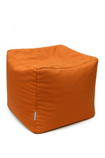Cube Sitzhocker GreenBean für Indoor & Outdoor - orange