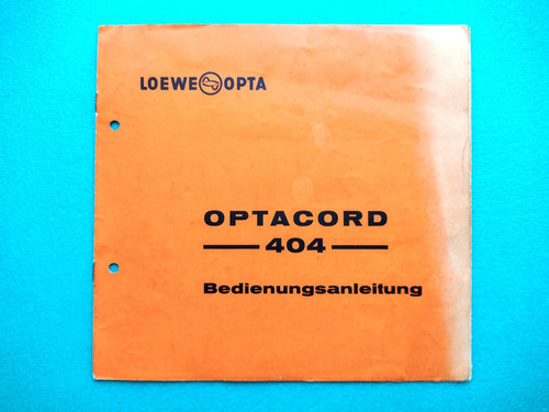 Loewe opta optacord 404 - optacord,