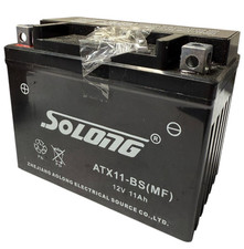 Solong ATX11-BS (MF) Motorradbatterie 12V 11Ah – wartungsfrei OVP Offen