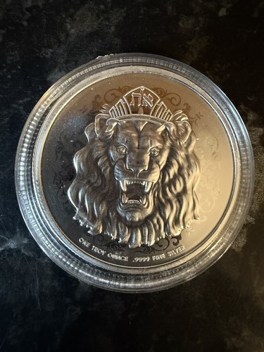 1oz 9999 feinsilber roaring - 9999,