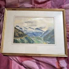 Aquarell Gemälde oder Druck
