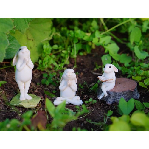 Miniatur hase gartenfigur - miniatur-hase,
