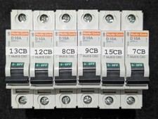 6x Merlin Gerin Multi 9 C60