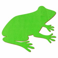 Hellgrüner Holz Frosch -