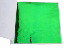 15 x Blattmetall grün