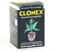 Clonex - Rooting Gel 50ml - Hormongel Wachstum Wurzelstimmulator Dünger 
