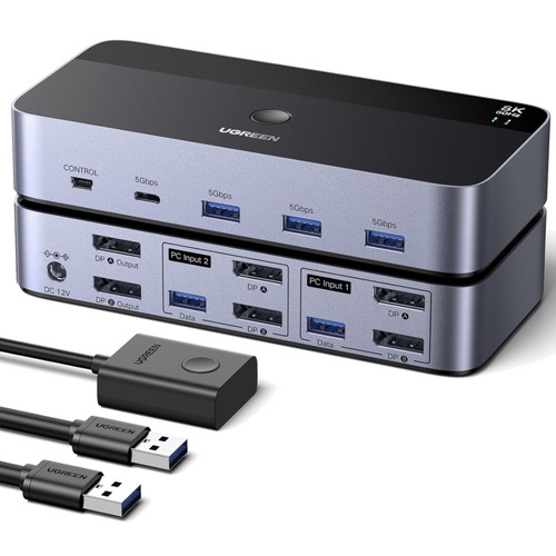 Displayport kvm switch 2 - kvm, pc
