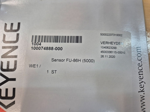 Keyence 86h transmitting - keyence,